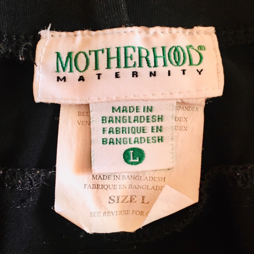 Motherhood Maternity Black Pleated Pencil Skirt L - Picture 6 of 7